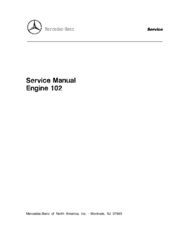 Mercedes-Benz 201.024 Service Manual