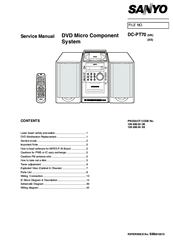 Sanyo DC-PT70 Service Manual