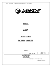 Lamarche A36F Instructions Manual