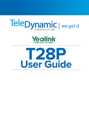 Yealink SIP- T28P User Manual