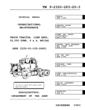 AM General M915A1 Technical Manual