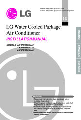 LG AKWW0603UA0 Installation Manual