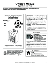 Heatilator I80H Owner's Manual