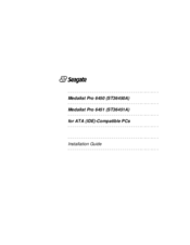 Seagate ST36451A Installation Manual