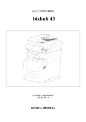 Konica Minolta Bizhub 43 Manuals Manualslib