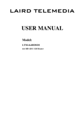 Laird LTM-4x4HDSDI User Manual