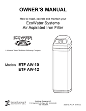 Ecowater ETF AIV-10 Owner's Manual