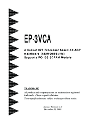 EPOX EP-3VCA User Manual