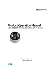 Microseven Systems MSH-CD080W Product Operation Manual