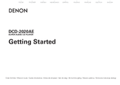 Denon DCD-2020AE Getting Started Manual