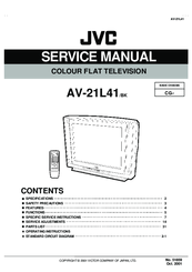 JVC AV-21L41 Service Manual