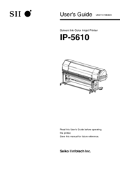 Seiko I Infotech IP-5610 User Manual