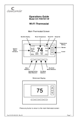 Clare Controls CH-THSTAT-W Operation Manual