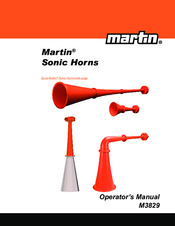 Martin M3829 Operator's Manual