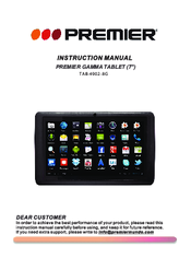 Premier TAB-4902-8G Instruction Manual