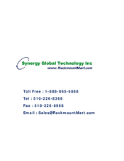 Synergy LCD1U-15-04 User Manual