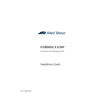 Allied Telesis Formula 8200 Installation Manual