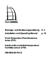 HomeMatic HomeMatic User Manual