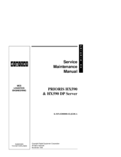 Digital Equipment Prioris HX590 DP Service Maintenance Manual