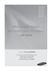 Samsung MX-E751 User Manual