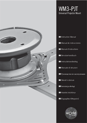 Omnimount WM3-PJT Instruction Manual