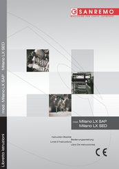 Sanremo Milano LX SAP Instruction Booklet