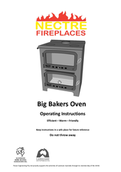 Nectre Fireplaces Big Bakers Operating Instructions Manual