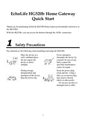 EchoLife HG520b Quick Start Manual