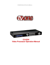 TV One C2-6204 Operation Manual