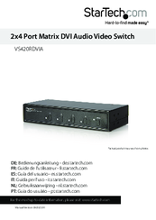 StarTech.com VS420RDVIA User Manual
