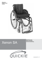 Quickie Xenon SA Directions For Use Manual