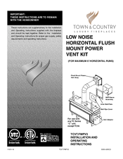 Town & Country Fireplaces TCVT.FMPV3 Installation And Operating Instructions Manual
