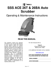 SSS Siedle ACE 26BA Operating & Maintenance Instructions