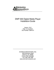 Avionics Innovations DMP-300 Installation Manual