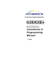 Hybrex G1E+ Installation & Programming Manual