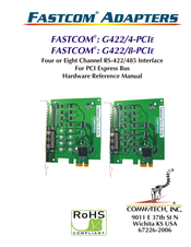 CommTech Fastcom G422/8-PCIe Hardware Reference Manual