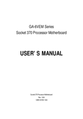 Socket GA-6VEML User Manual