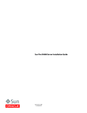 Sun Microsystems Fire X4800 Installation Manual