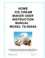 Cornelius TS-009AS User Instruction Manual