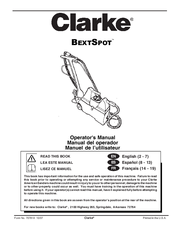 Clarke BextSpot Operator's Manual
