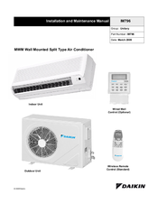 Daikin IM796 Installation And Maintenance Manual