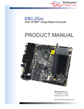 WinSystems EBC-Z5 SERIES Product Manual