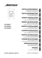 AirStage UTY-RHKY Installation Manual