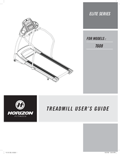 Horizon Fitness T608 User Manual