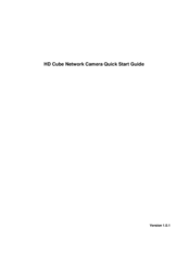 ClearView HD Cube Network Camera Quick Start Manual