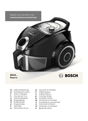 Bosch BGS4.. Runn'n Operating Instructions Manual