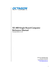 Octagon XE-800 Reference Manual