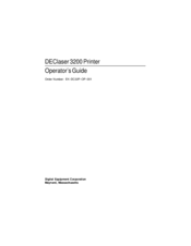 Digital Equipment DEClaser 3200 Operator's Manual