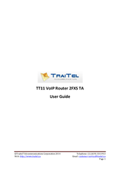 Traitel Telecommunications 2FXS User Manual