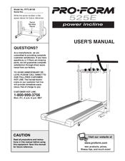 Pro-Form PFTL49100 User Manual